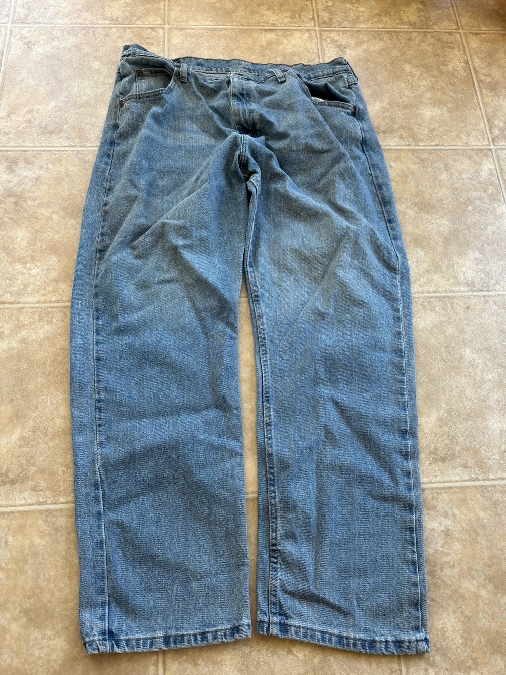 Wrangler Men's Blue Bootcut Denim Jeans